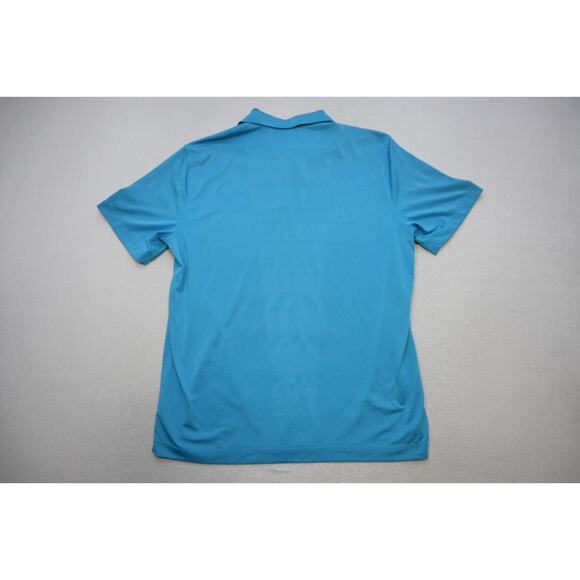 Nike Golf Polo Dri Fit Tour Performance Blue Athletic Golf Shirt Mens Sz XL - Picture 8 of 8